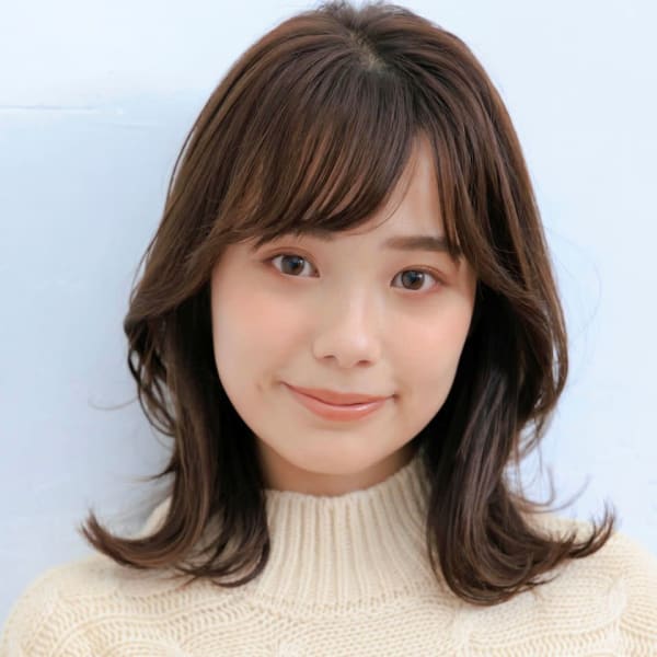 大人ウルフ外ハネボブスタイル