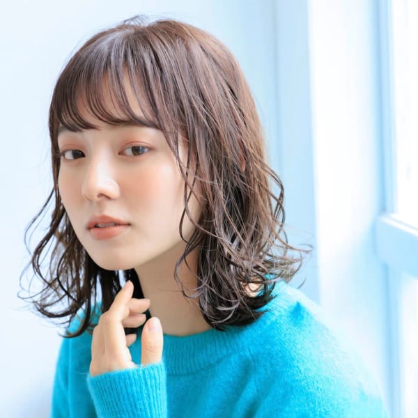 ゆるふわ大人ボブパーマ