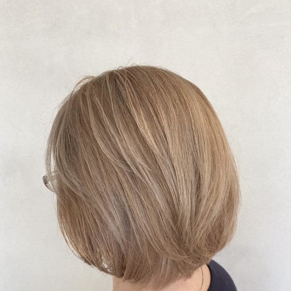 ケアブリーチで白髪染め