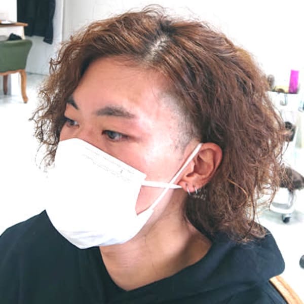 ツーブロックとツイストスパイラルパーマ|Dua by Hair Designers Gallery