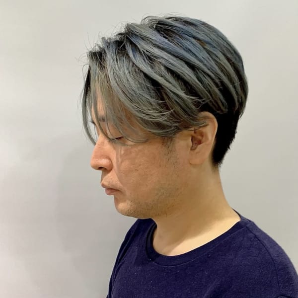 水色カラーセンターパート