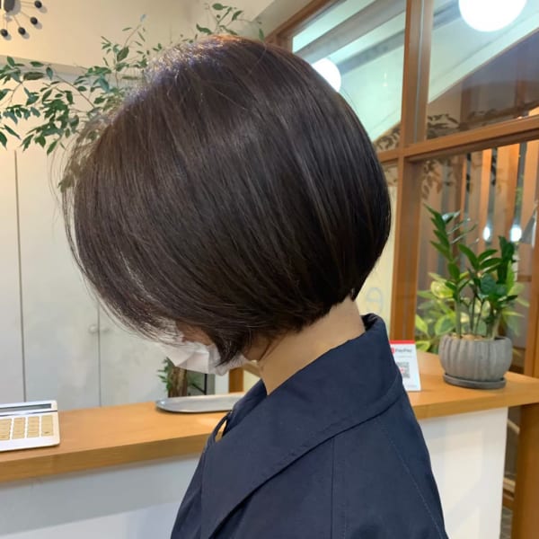 《e's中目黒美容室》30代〜の女性に☆丸みグラボブ【諸星】