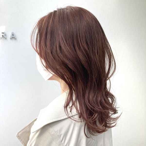 チェリーブラウン◎ フワ揺れレイヤー◎