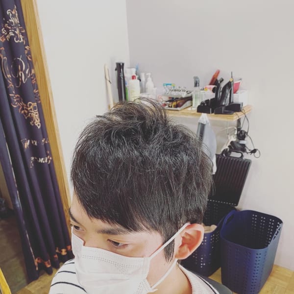 サラリーマンツーブロック