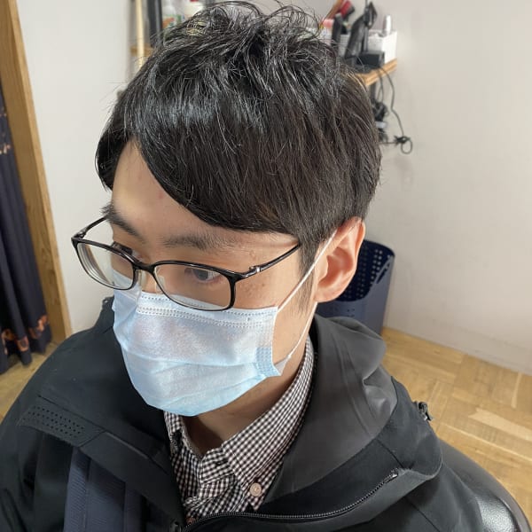 バレないビジネスマンツーブロック