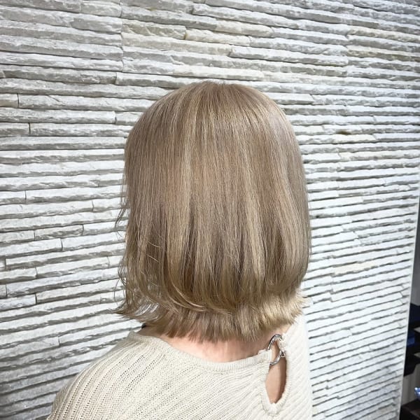 ダークグレイ×ナチュラルグラデーション | ヘアスタイルVis lien 川口店(ビス リアン カワグチテン)