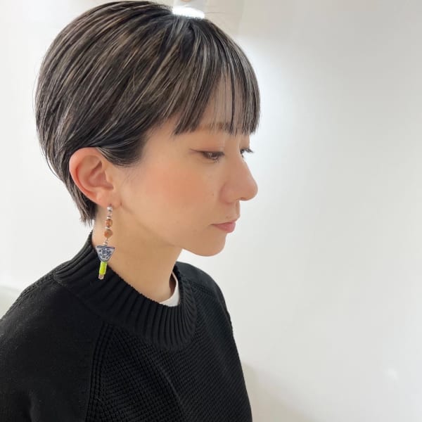 ブラックメッシュショート