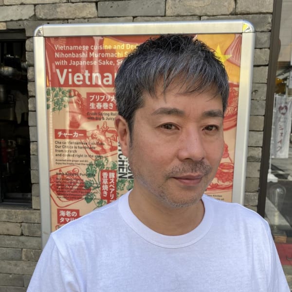 日本橋40代50代男性髪型 ビジネスラフナチュラルショート