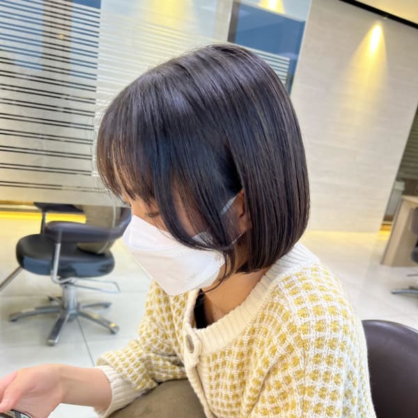 コンパクトボブ/学生カット/naomi