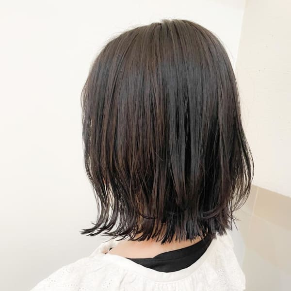 切りっぱなしボブ ワンカールスタイル【横浜】
