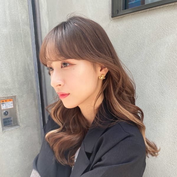 大人可愛いくびれヘア/流れるお顔周り