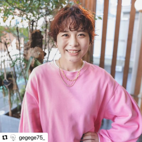 《e's中目黒美容室》ゆるっとニュアンスパーマ【Genta】