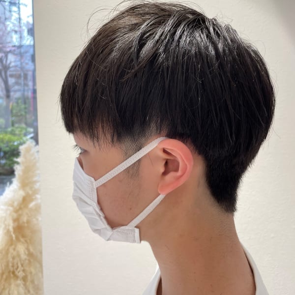 さっぱりマッシュ風ショートヘア◇Ash桜新町