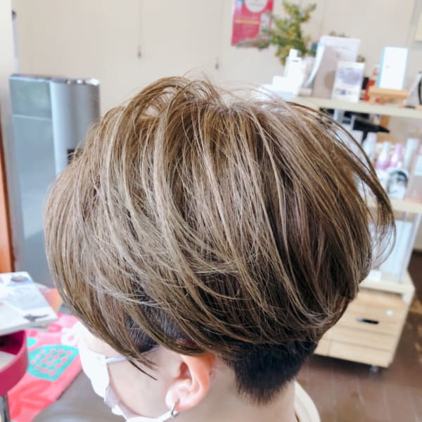 束感ハンサムガールズショート|Hair Space SAI