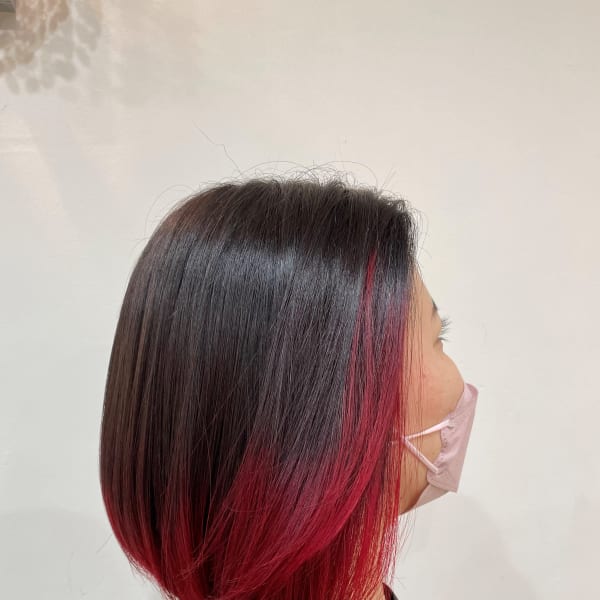 レッドグラデーションカラー