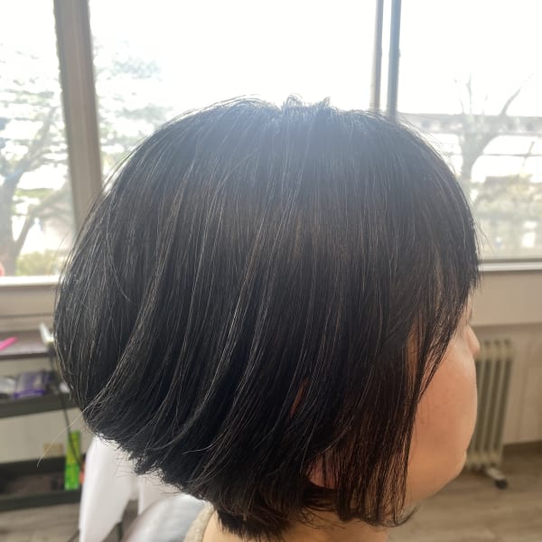 大人かわいい30代40代50代に似合うショートボブ