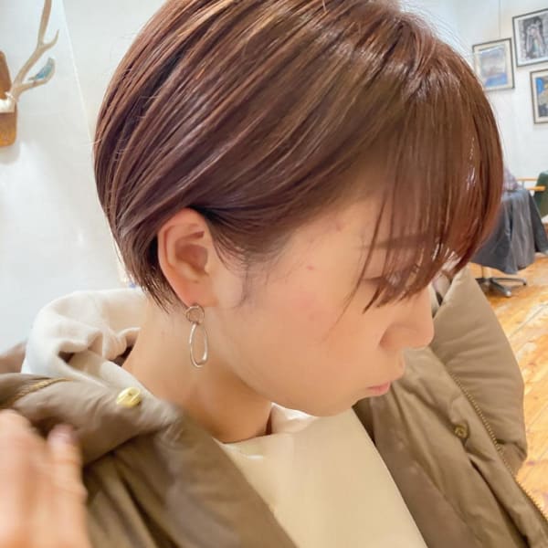 ベージュショート