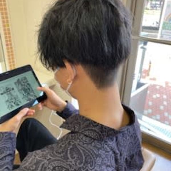 ツーブロ刈り上げパーマ