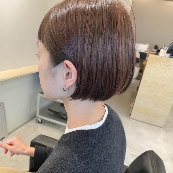 乾かして決まるミニボブ【ショートカット/ボブ/NOUS】