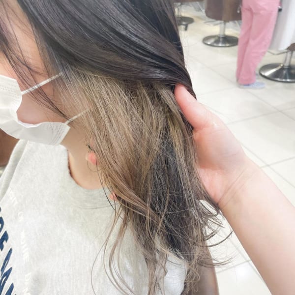 インナーカラー グレージュ 【横浜】