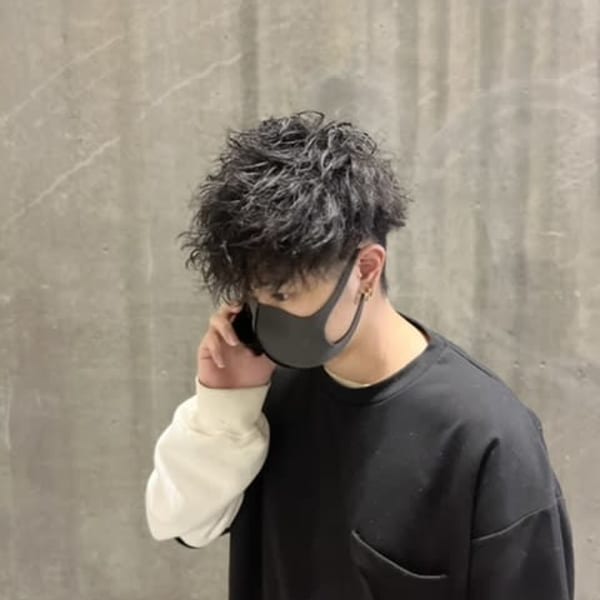 王道ツイストスパイラル/20代/30代//神田/理容室/美容