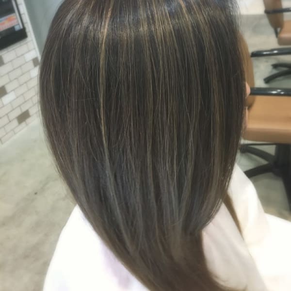 外国人風カラー　ロングスタイル