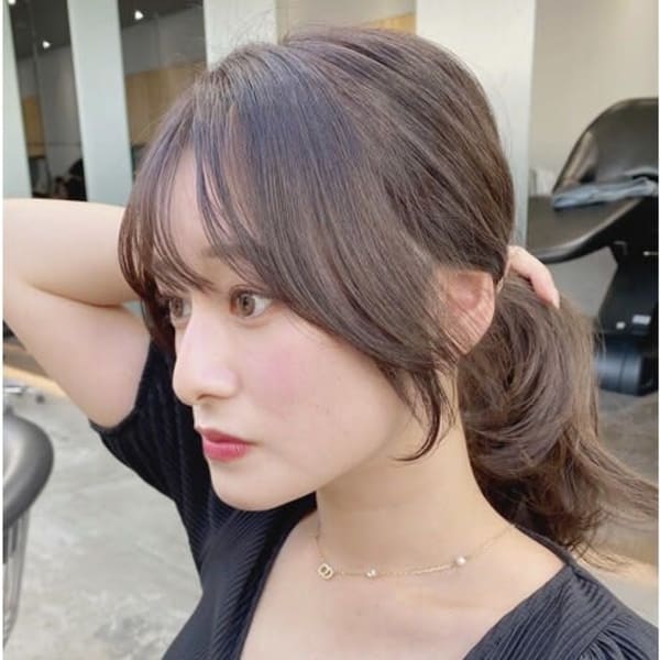 小顔愛され韓国ミディアム