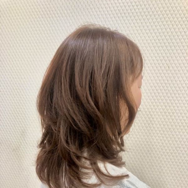 30代40代50代/デジタルパーマ/ウルフレイヤーカット/