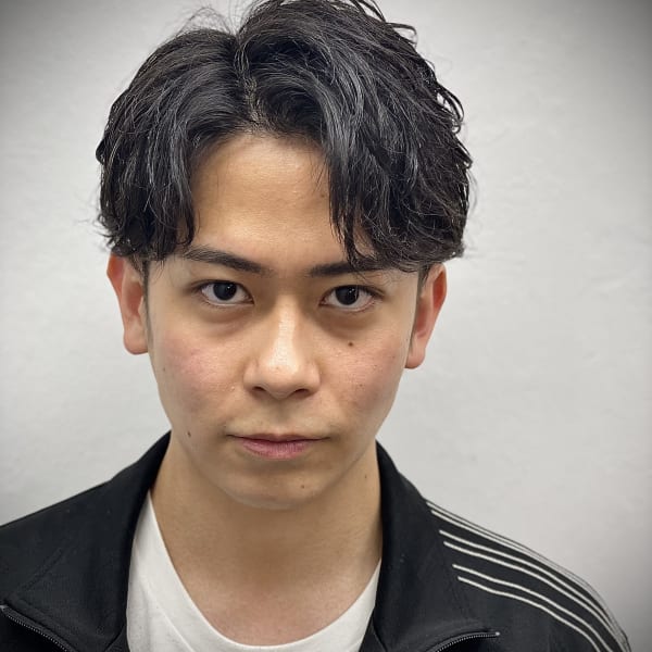 センター分け/理容室/川崎/メンズ/HIRO銀座