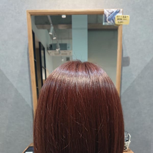 ミニボブ×ピンクベージュ☆