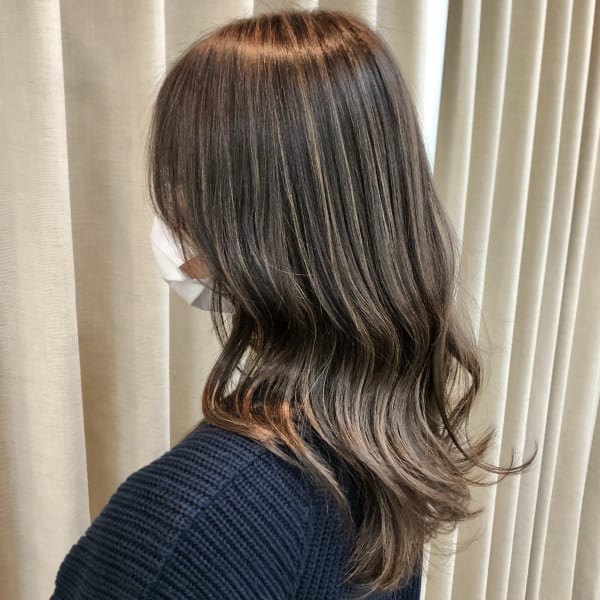 【haku/川口】細めのハイライト|hair salon haku