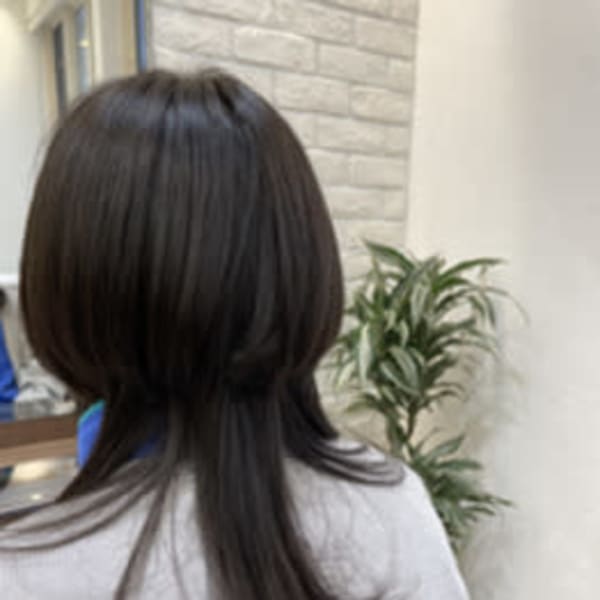 襟足長め×マッシュウルフ♪