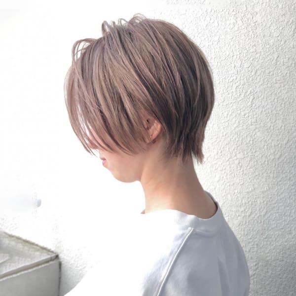 20代30代大人可愛い透明感ピンクブラウンケアブリーチ小顔