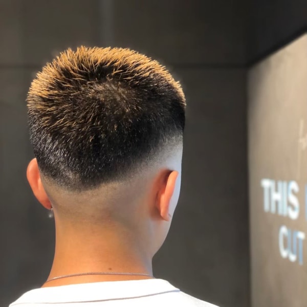 王道スキンフェード　バーバースタイル　おしゃれボウズ【札幌】|THIS IS BARBER