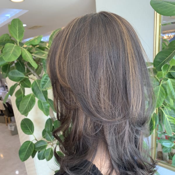 『韓国風レイヤーカット』