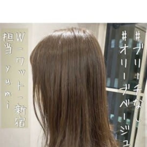 【W-ワット-新宿店 yumi】オリーブベージュ