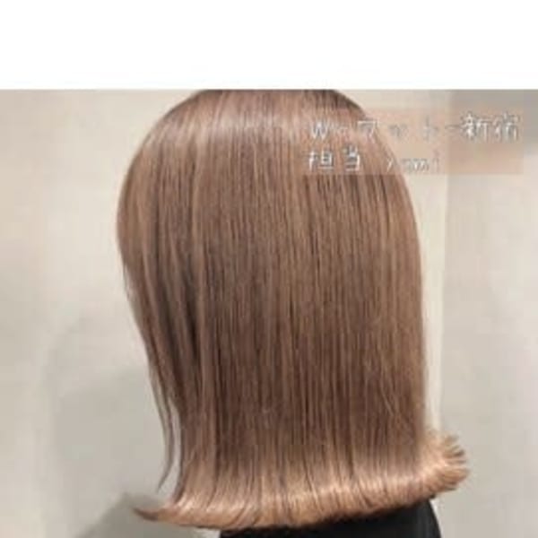 【W-ワット-新宿店 担当 yumi】シアーオレンジベージュ