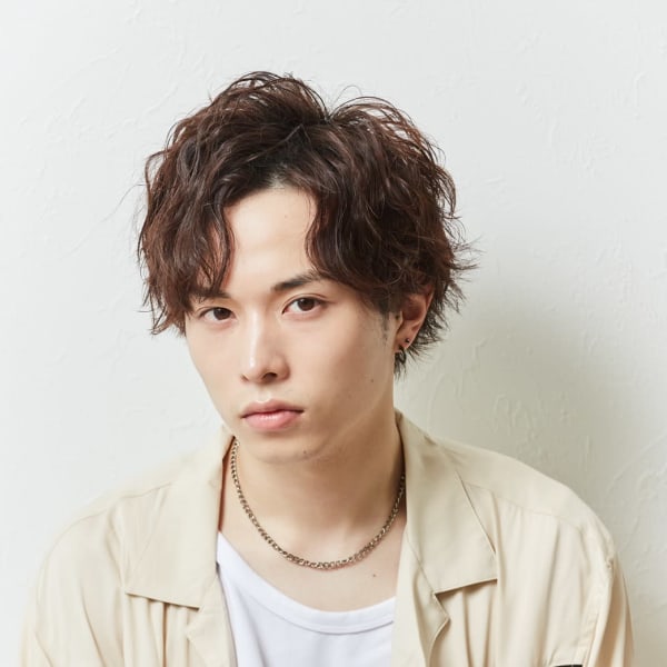 ルーズマッシュ　センターパート