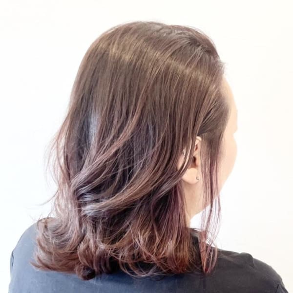 ベビーピンク/ロブヘアー