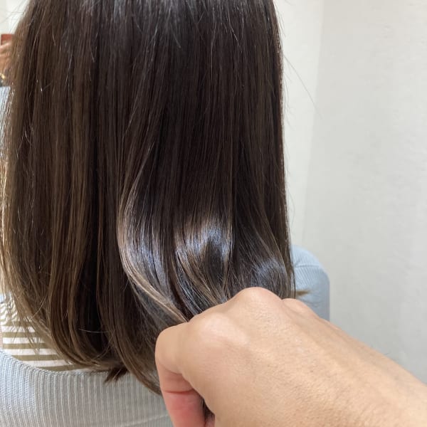 酸性ストレート50代大人ボブ