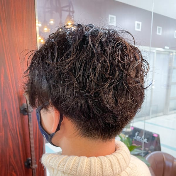 (仙台美容室)メンズマッシュソフトツイストパーマ