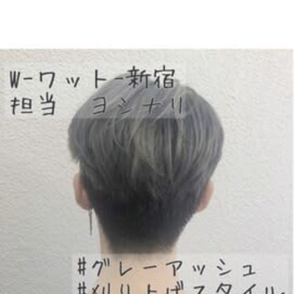 【W-ワット-原宿店*韓国風メンズグレーベージュ♪