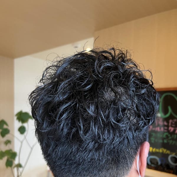 スキンフェードパーマ