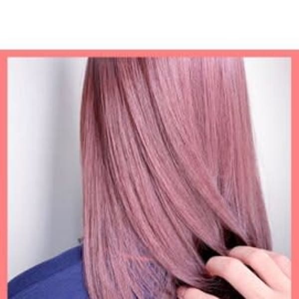 【W-ワット-原宿店】*ピンクスタイルさら艶ストレート*