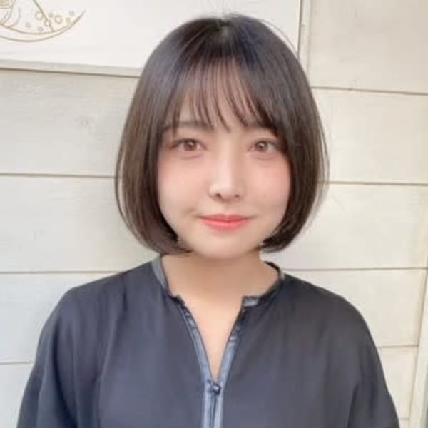 40代50代人気ヘアスタイルショートボブ前髪あり梅ヶ丘美容院