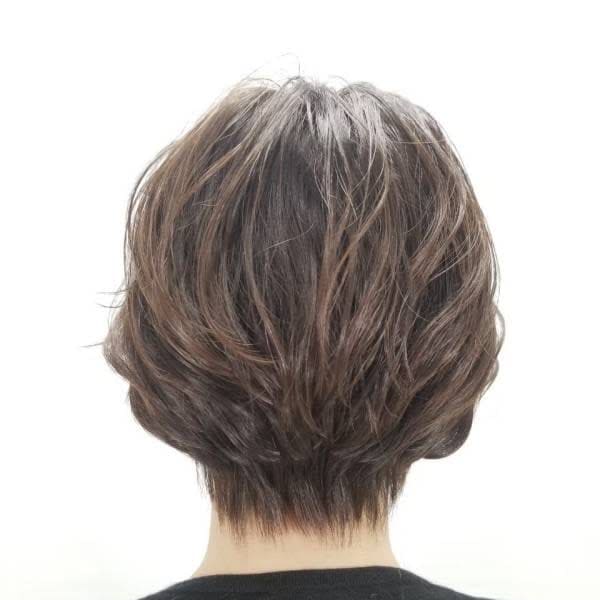 デジタルパーマ/ショートカット/ショート/40代50代60代