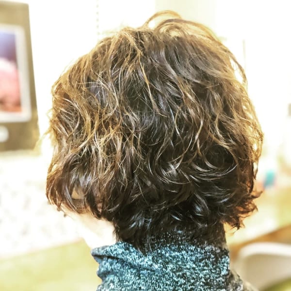 無造作ウェーブスタイル