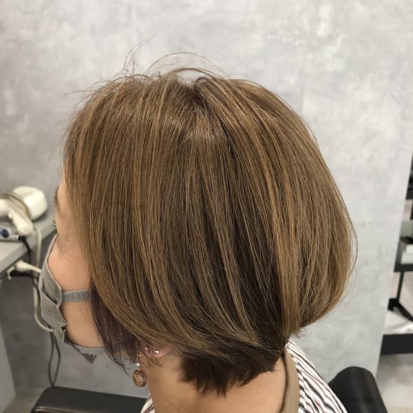 ハンサムショートインナーカラー♪