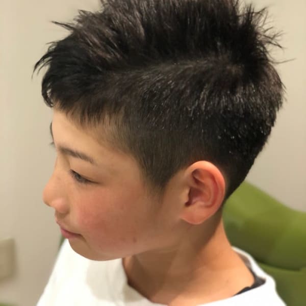 ツーブロック・7:3パート・スパイキー