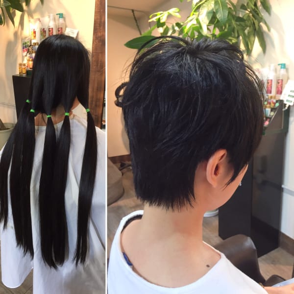 めっちゃばっさり